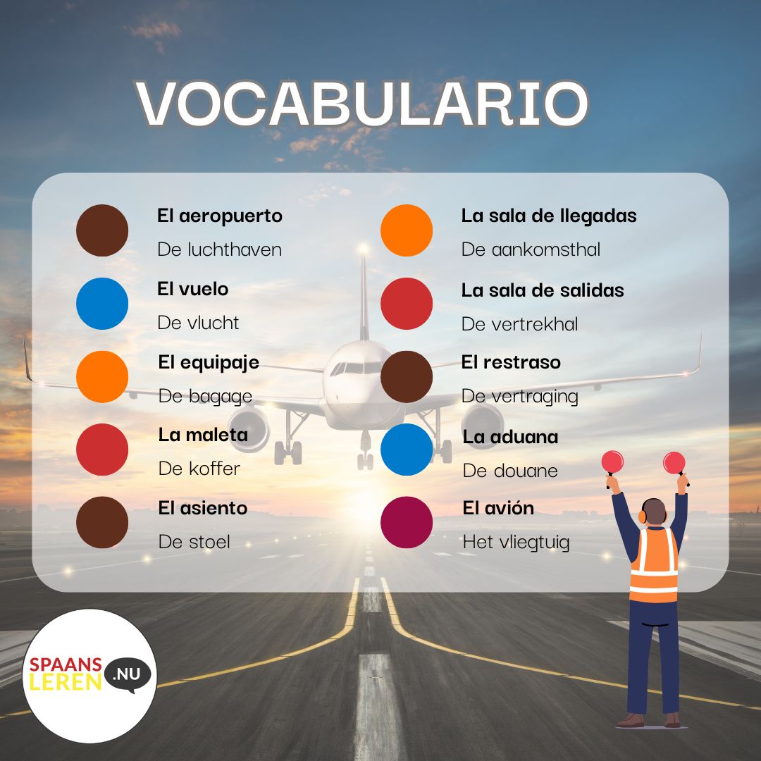 Op de luchthaven in Spanje